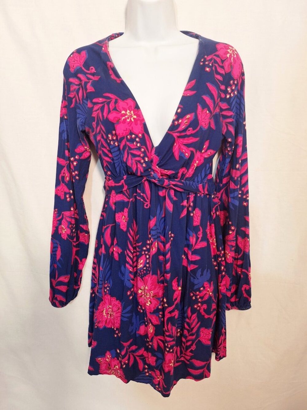 Lilly Pulitzer LORALEI Skirted Romper S  Blue Med Never Ending Summer